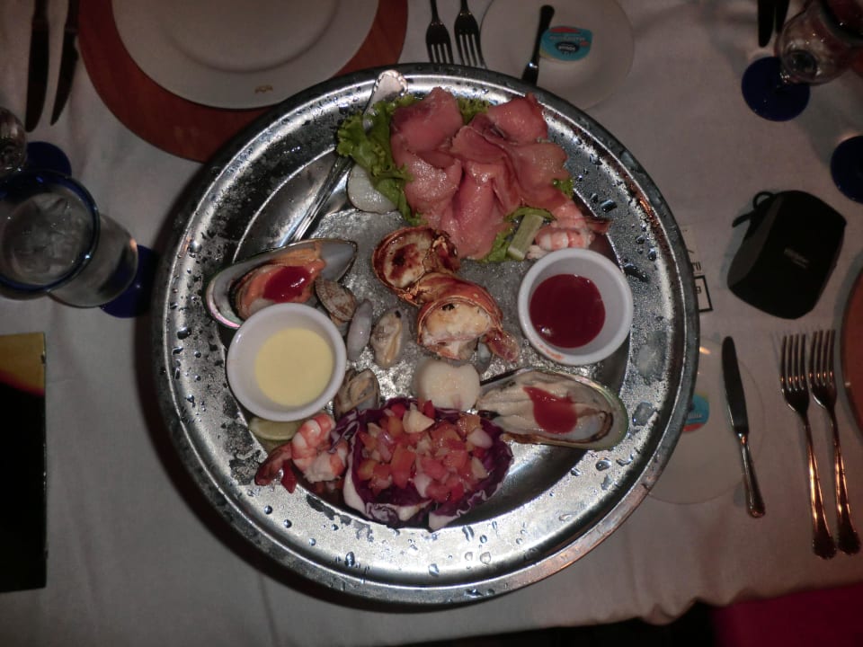 Meeresfrüchteplatte Steakhouse Hotel Riu Palace Bavaro