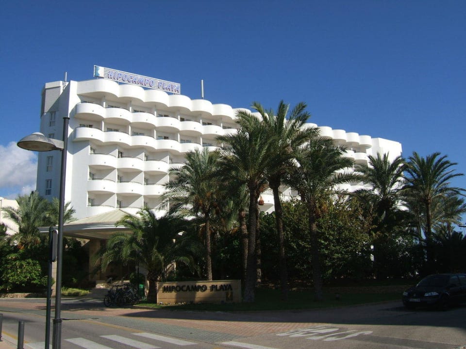 Vorderseite des Hotels Hipotels Hipocampo Playa