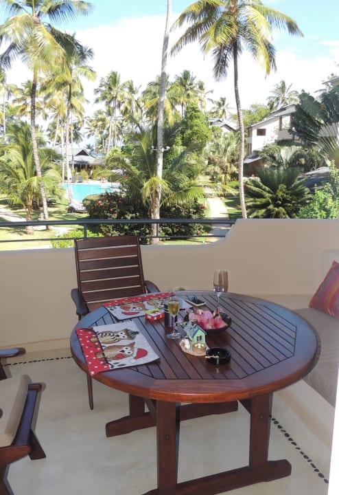Balkon mit Blick auf die Hotelanlage Hotel Alisei