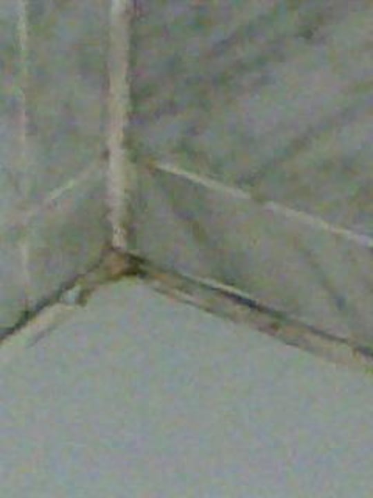 Schimmel in der Duschkabine Hotel Pelikan