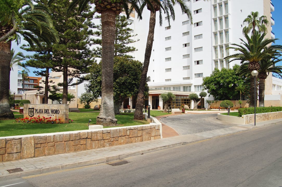 Hotel Landseite - Eingang CM Playa del Moro