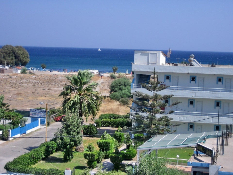 The nearby beach from the hotel provided Hotel Faliraki Bay