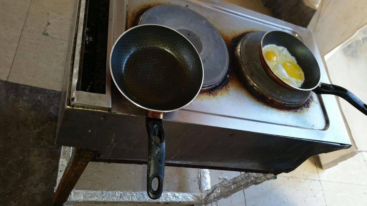 Das nennen die eine 5 Sterne Omelettstation .... Stella Beach Resort & Spa Makadi Bay