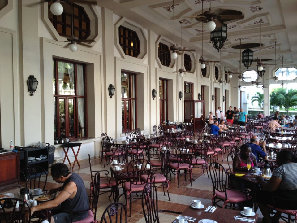 Außenbereich Hauptrestaurant Hotel Riu Palace Riviera Maya