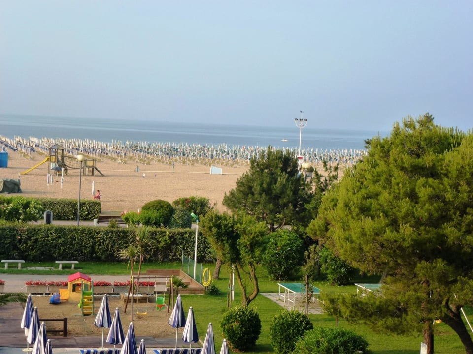 Blick vom Balkon Hotel Palace