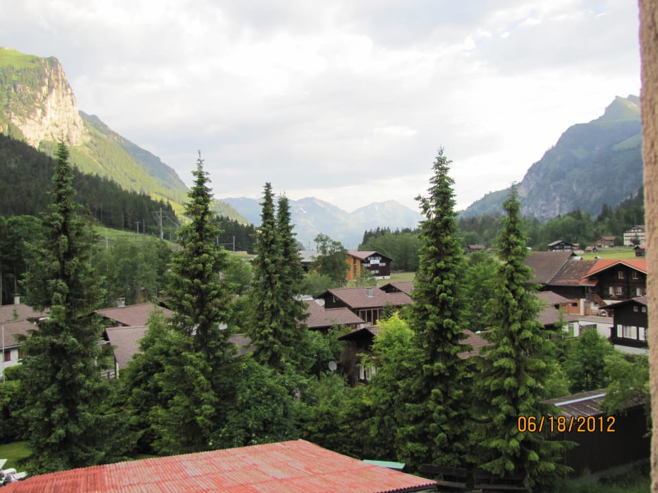 Blick von unserem Zimmer Hotel Alfa-Soleil