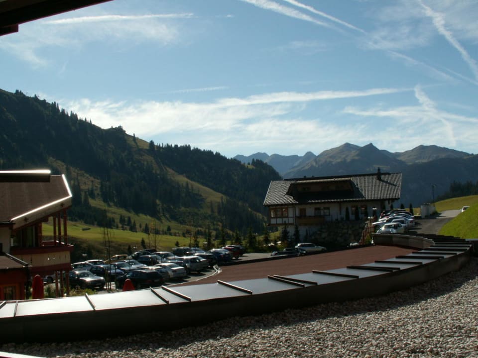 Blick vom Balkon Familotel Kaiserhof