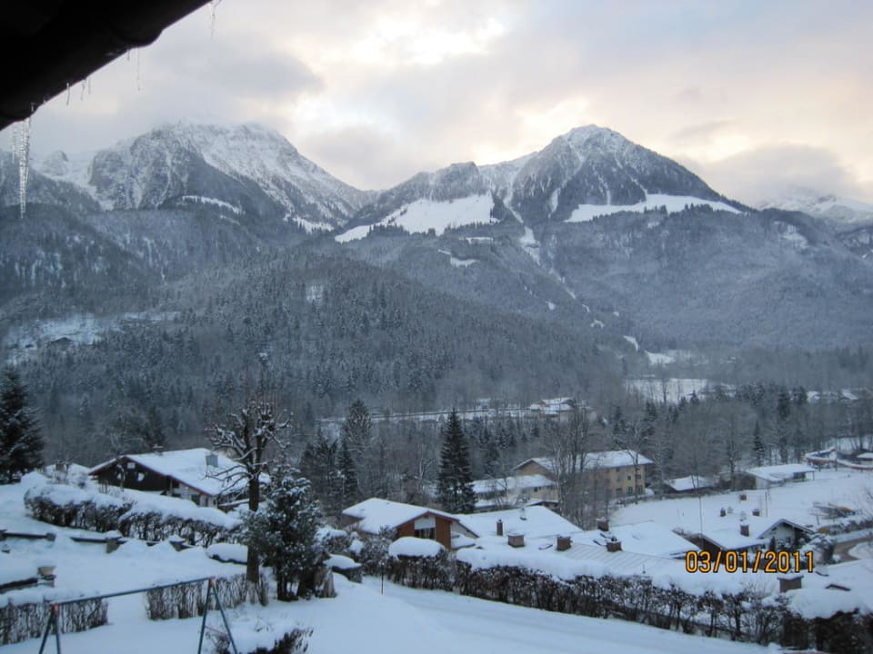 Blick aus unserem Zimmer Hotel Hanauerlehen