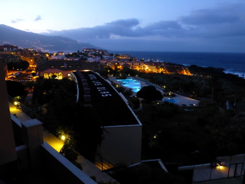 Nachts vom Balkon Hotel Las Olas