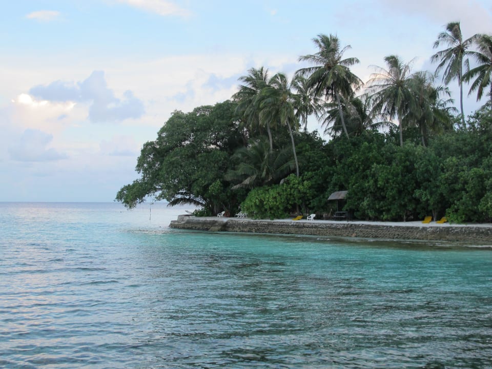 Embudu vom Steg aus Embudu Village