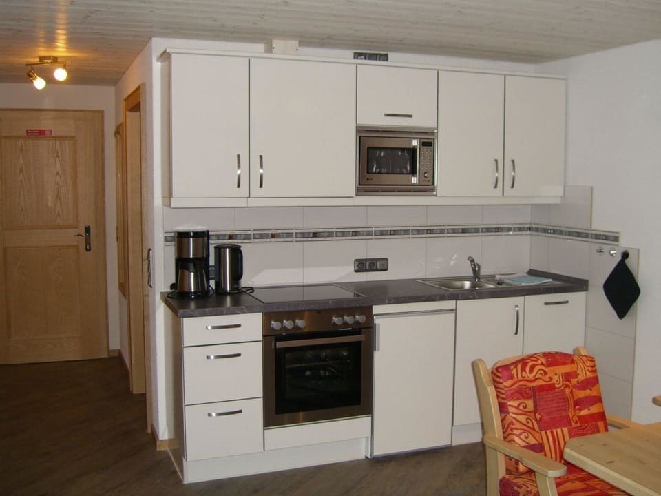 Küche Dreiraumwohnung Ferienhof "Alpe Berg"