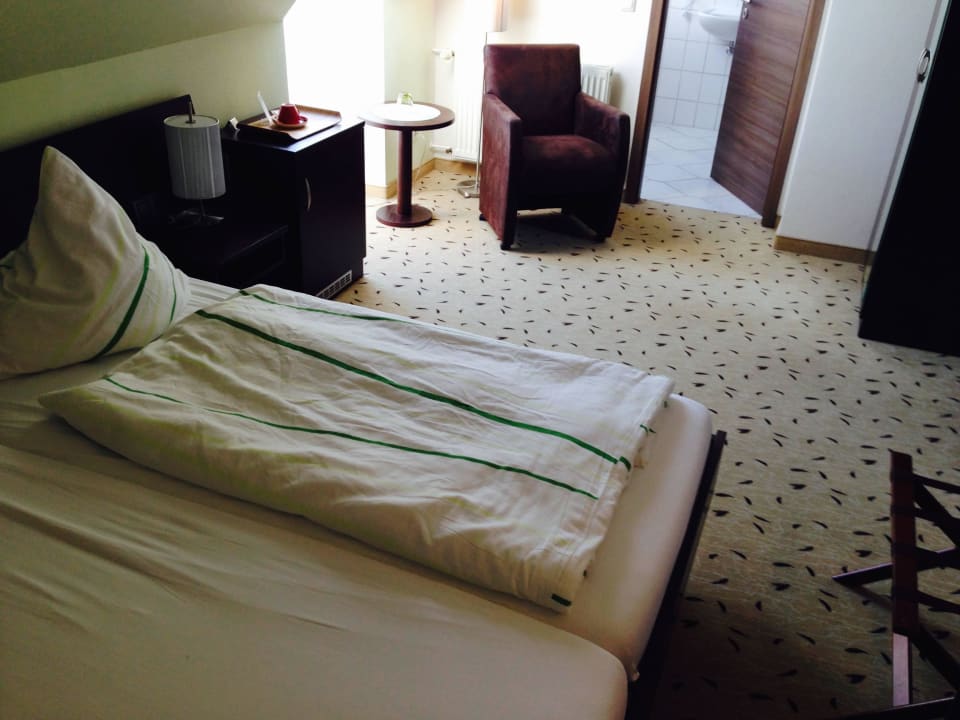 DZ als Einzelzimmer mit Minikühlschrank Pension Achtern Wieck