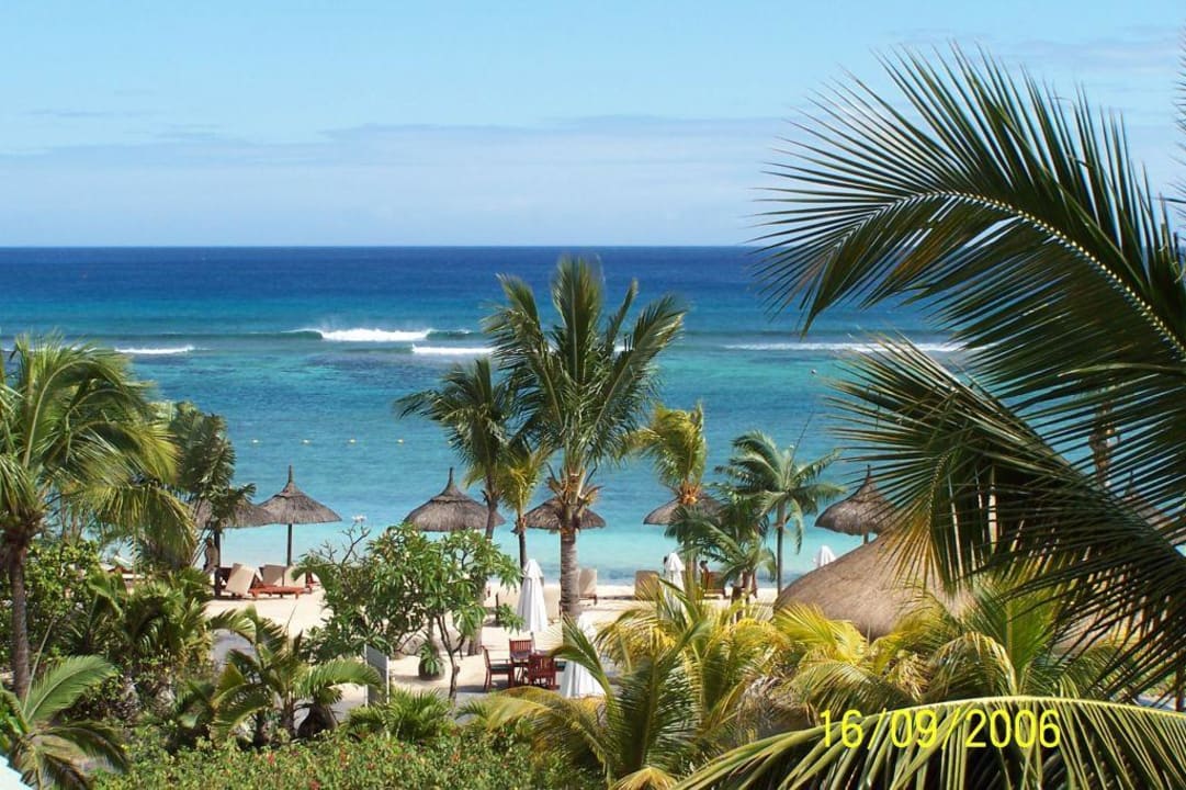 Blick auf den Garten und das Meer Le Meridien Ile Maurice