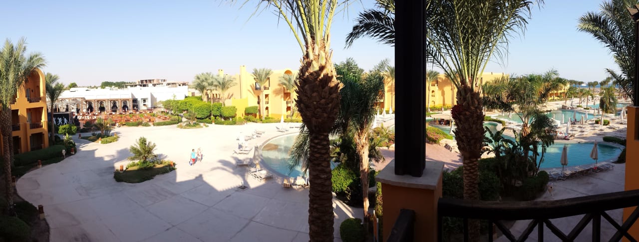 Unser Blick vom Balkon Stella Beach Resort & Spa Makadi Bay