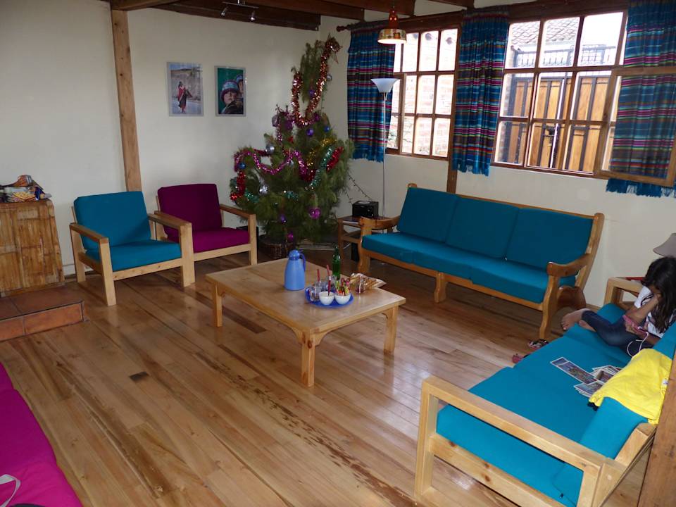 Gemeinschaftsraum - sehr gemütlcih Hostal Inti Sisa