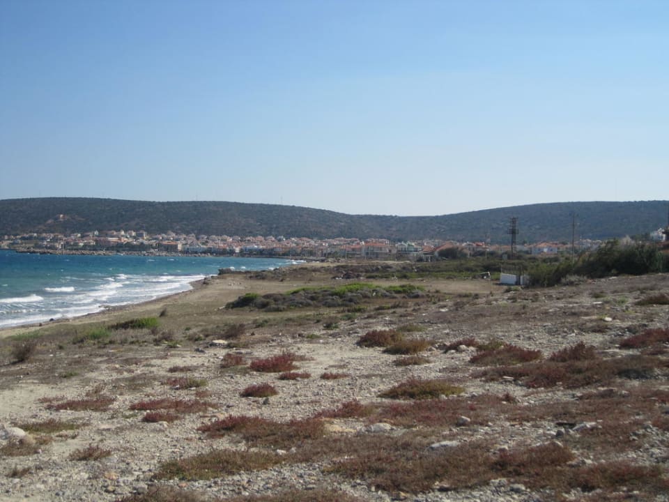 Ausblick nach Ciftlikköy/Fischerdorf Hotel Babaylon