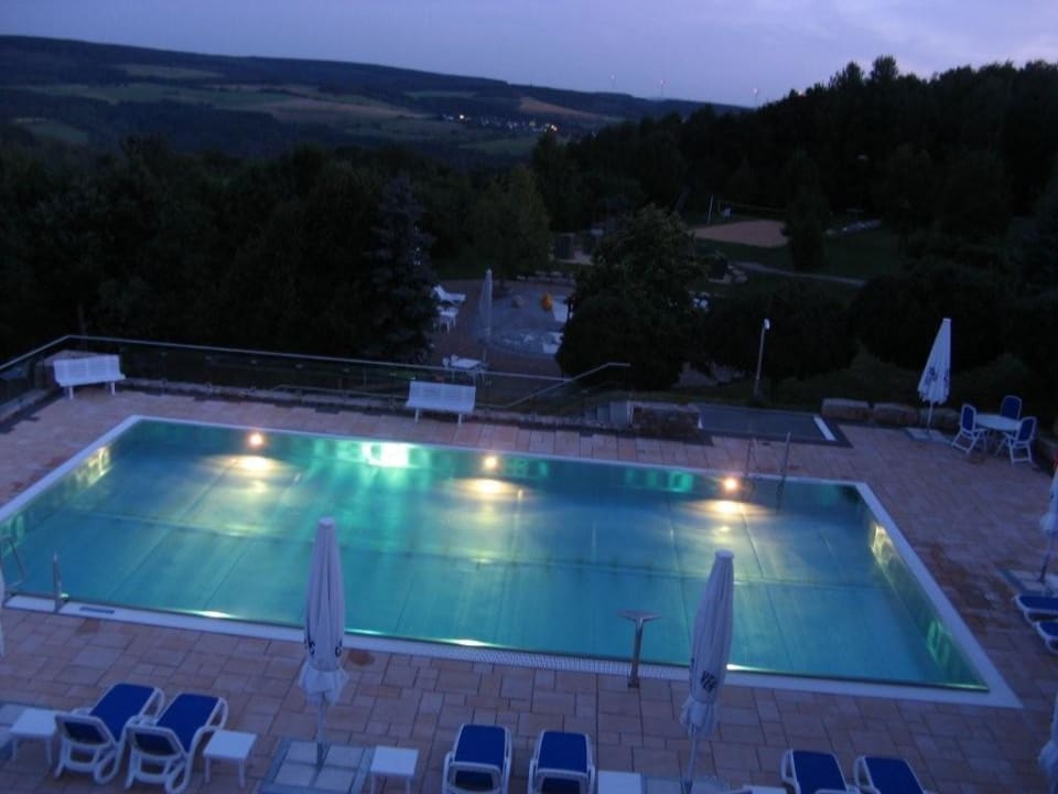 Außenpool Familien Hotel Hochwald