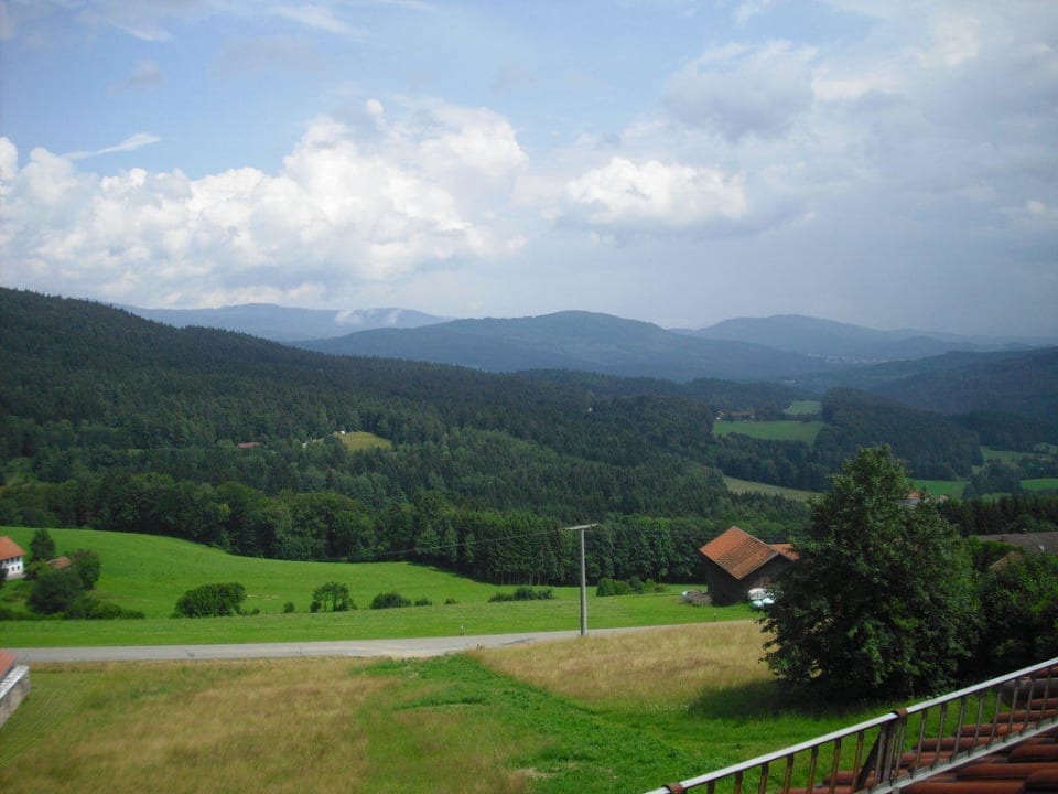 Ausblick vom Balkon Hotel Sterr