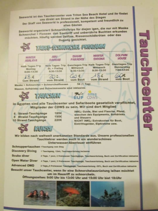 Tauch-Preise Three Corners Sea Beach Resort