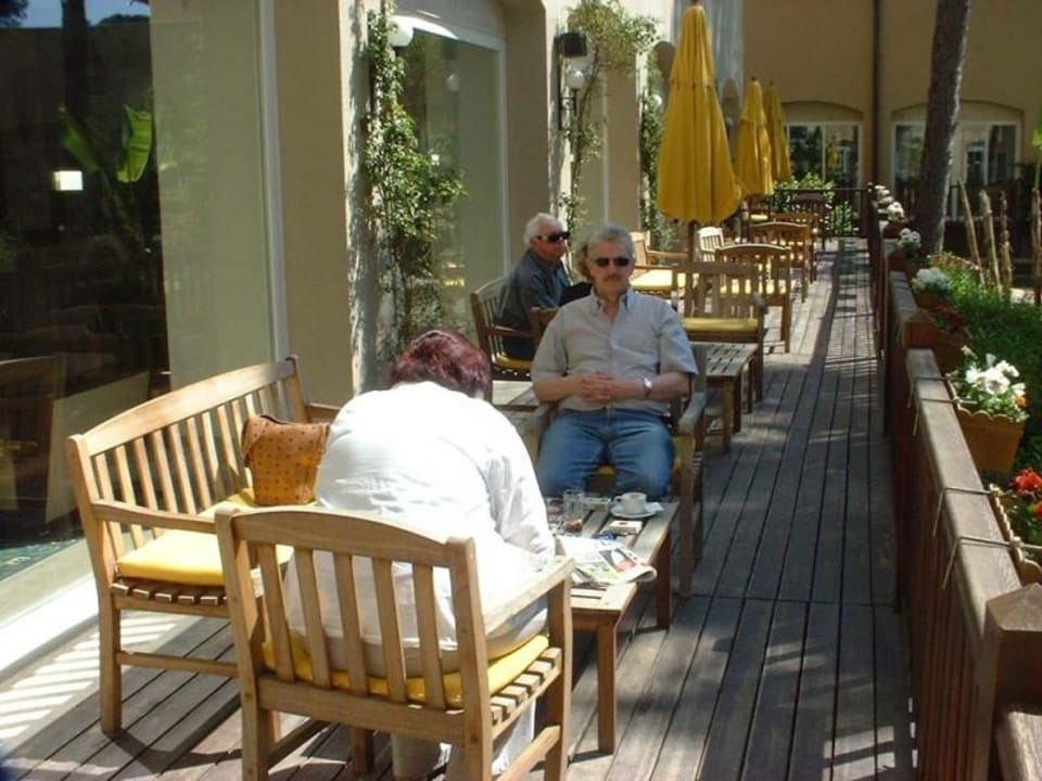 Hotel Rixos Belek - Terrasse vor der Lobbybar Papillon Ayscha