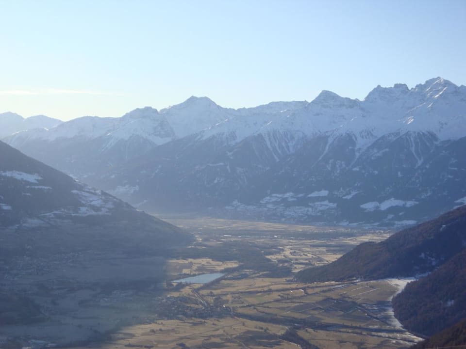 Zimmeraussicht in die Berge Panoramahotel Watles