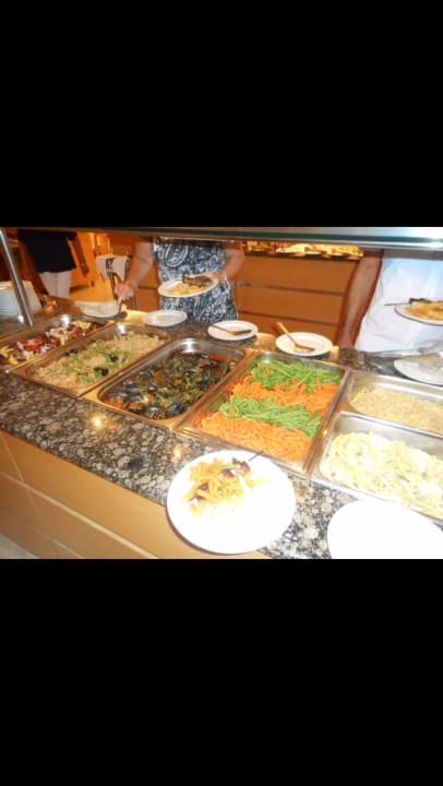 Reichlich zu essen Ibiscus Hotel Rhodos