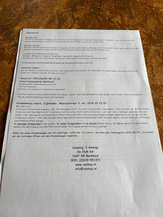 Sonstiges Camping 'T Venhop