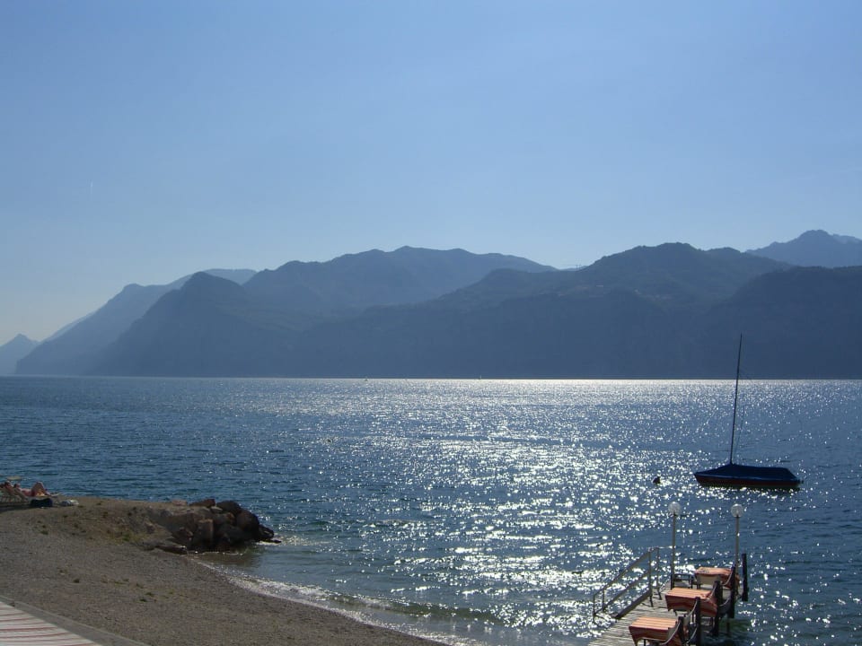 Blick  vom Balkon links Hotel Europa