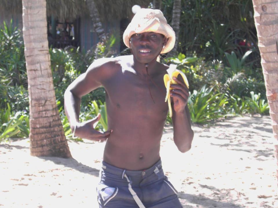 Animateur Blacky am Strand Playabachata Hotel