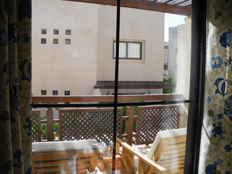 Balkon vom Zimmer aus aufgenommen The Grand Hotel Sharm El Sheikh