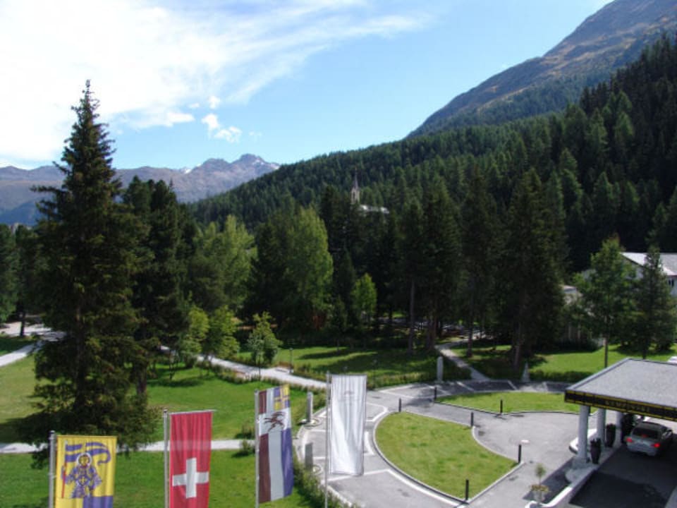 Ausblick vom Balkon Grand Hotel des Bains Kempinski