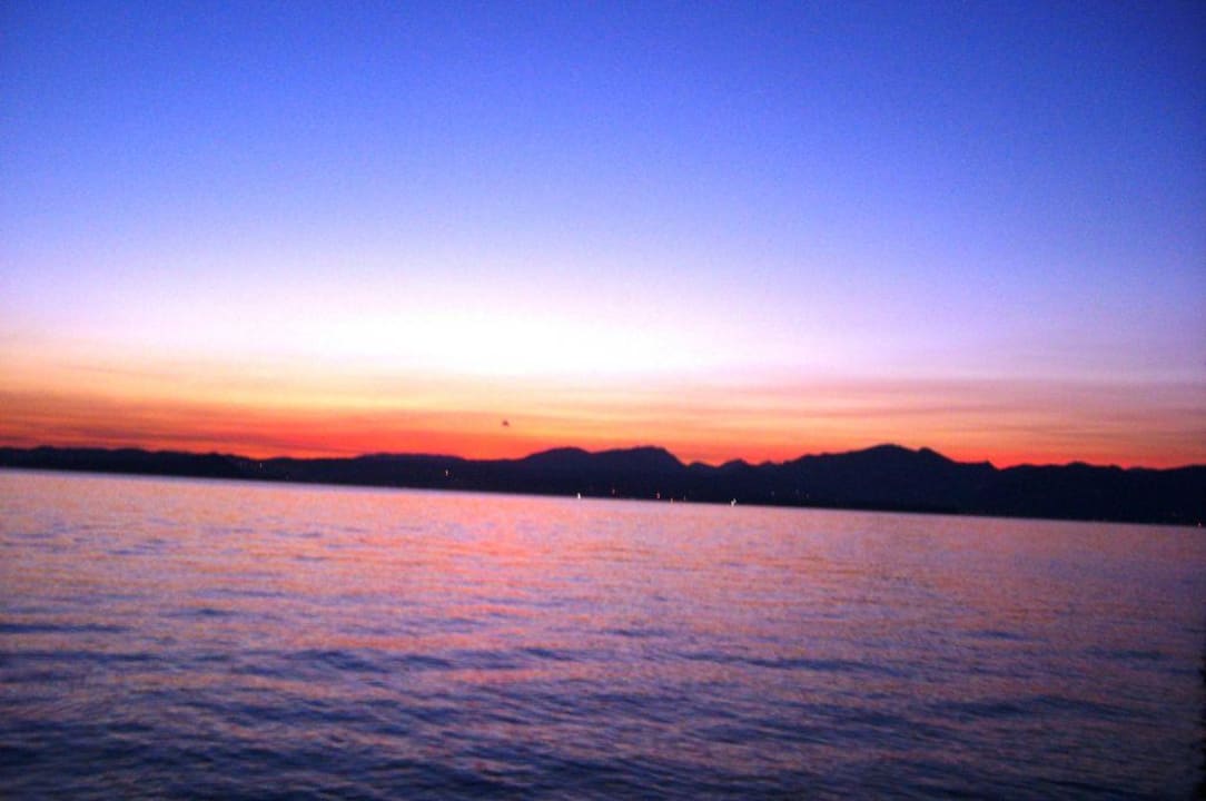 Sonnenuntergang am Punta San Vigilio Hotel Al Castello