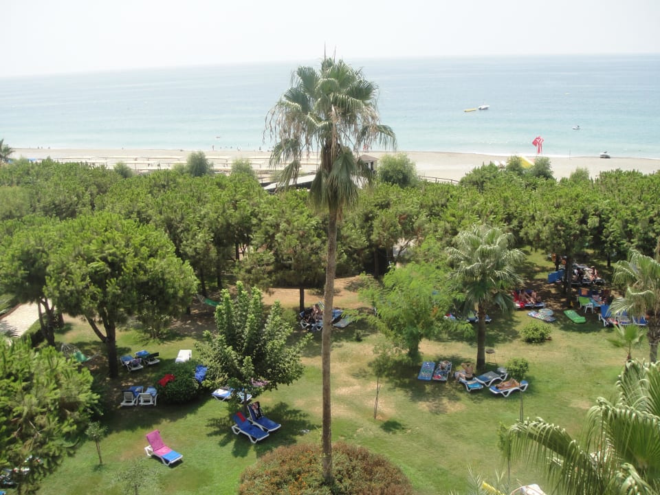 Blick vom Zimmer Club Turtas Beach Hotel