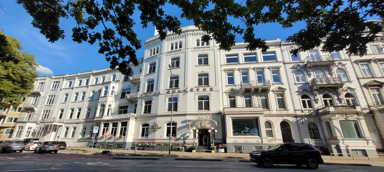Außenansicht Relexa Hotel Bellevue Hamburg