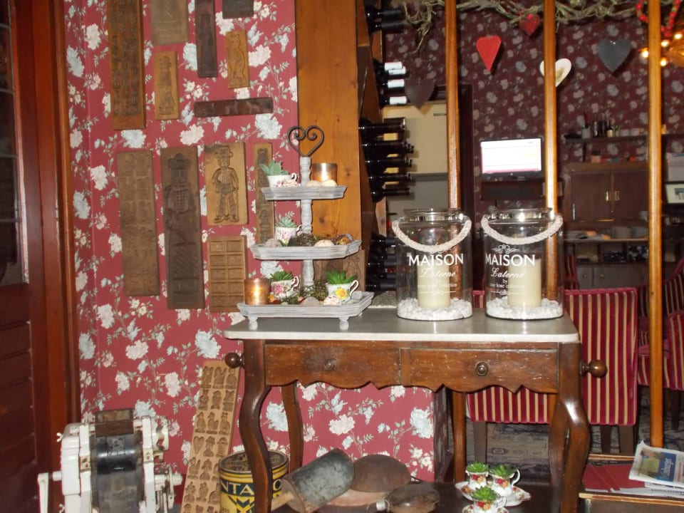 Liebevoll dekorierter Gastraum Hotel Vijlerhof