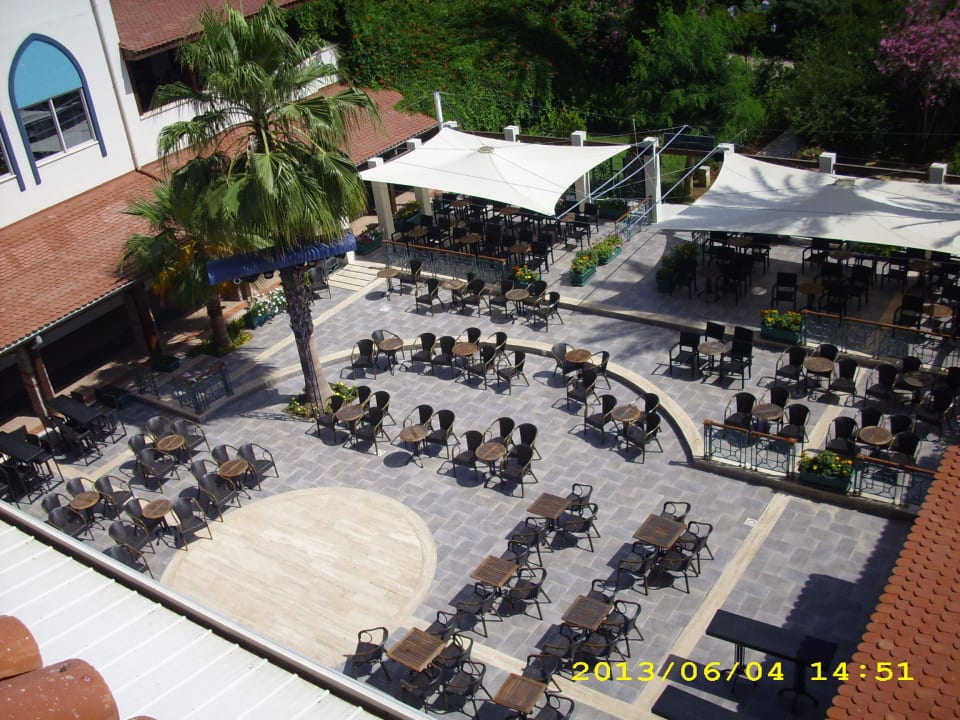 Blick aus unserem Fenster Belconti Resort Hotel