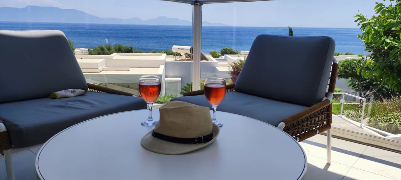Ausblick Dimitra Beach Hotel & Suites
