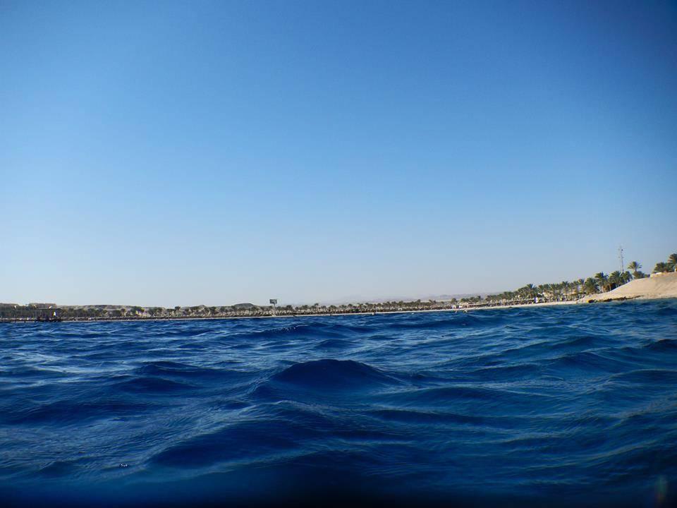 Die Bucht vom Meer aus Steigenberger Coraya Beach - Adults only