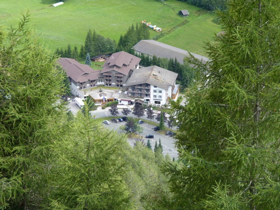 Hotelansicht von oben Sporthotel Heiligenblut