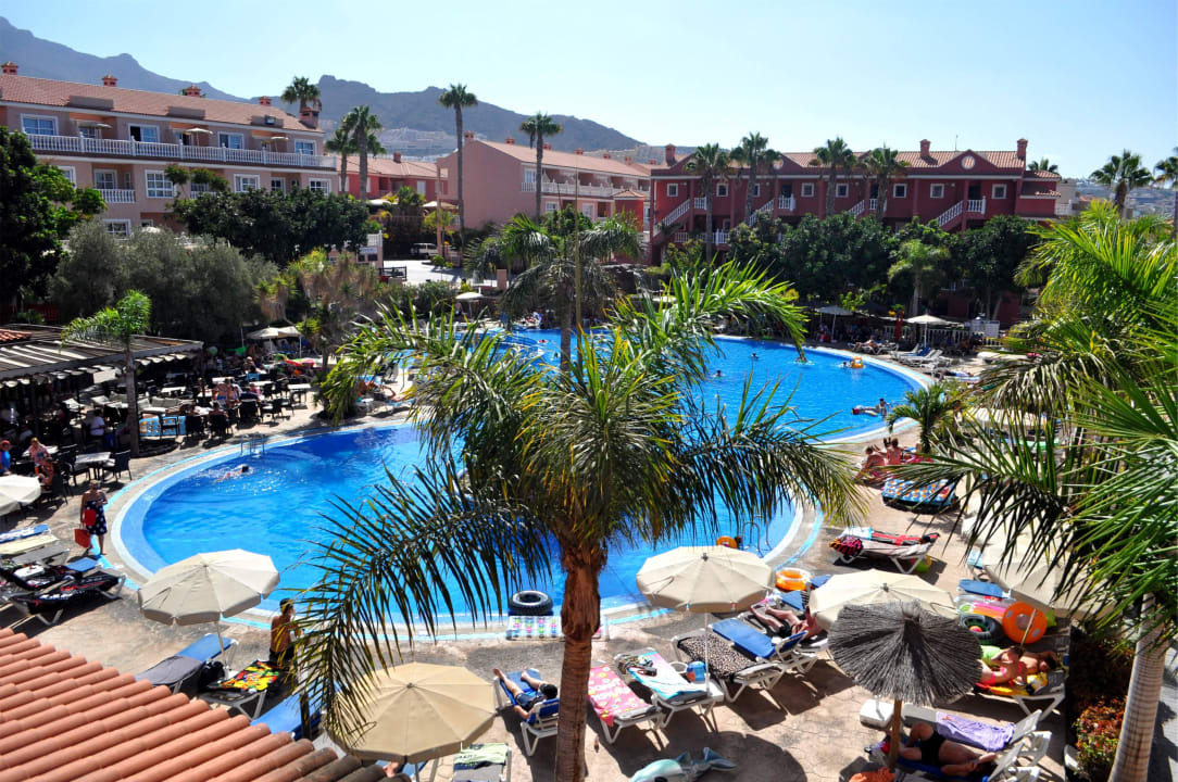 Poolbar von oben Hotel El Duque