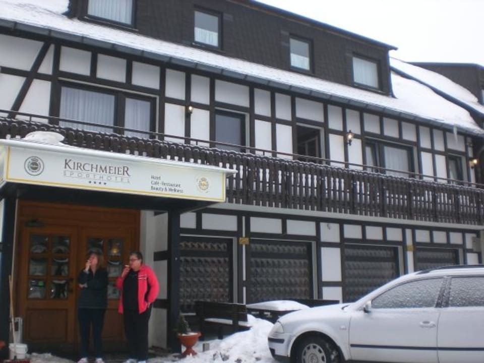 Hoteleingang Der schöne Asten - Resort Winterberg