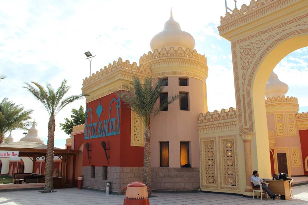 Der Eingang Pickalbatros Alf Leila Wa Leila Resort - Neverland Hurghada