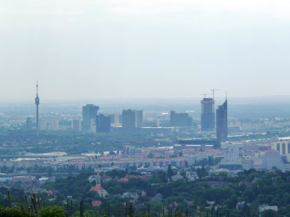 Ausblick auf Wien Hotel Kahlenberg