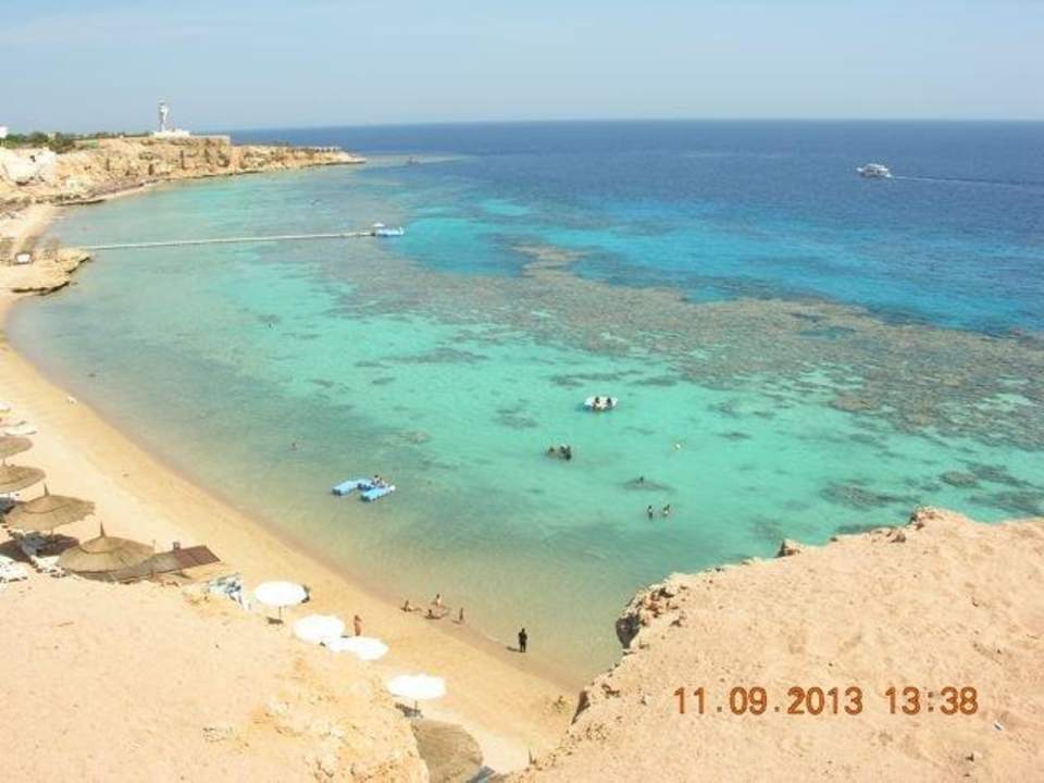 Widok na zatokę Hotel El Faraana Reef Resort