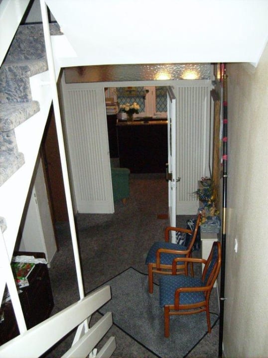 Blick zur Rezeption Hotel Eggenwirth