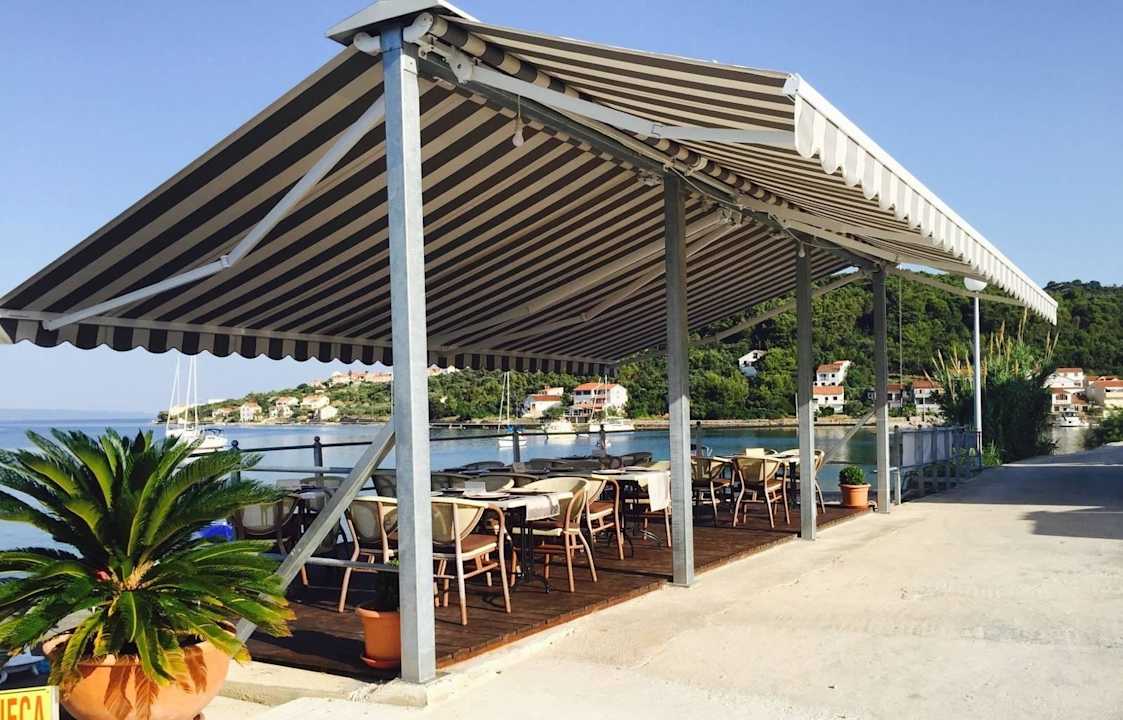 Frühstück direkt am Meer der Insel IZ Strandhaus Vanessa