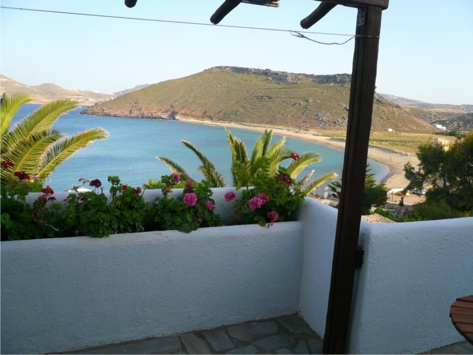 Ausicht aus unserem Zimmer Albatros