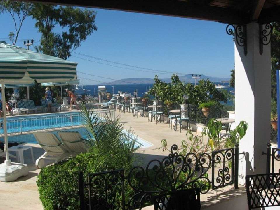 Ausblick von unserer Terrasse unserer Juniorsuite Comca Manzara