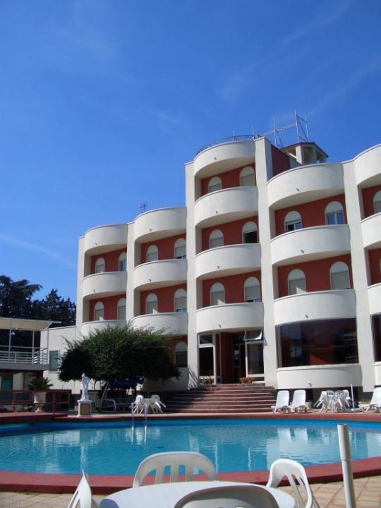 Blick über Pool  Villa dei Misteri