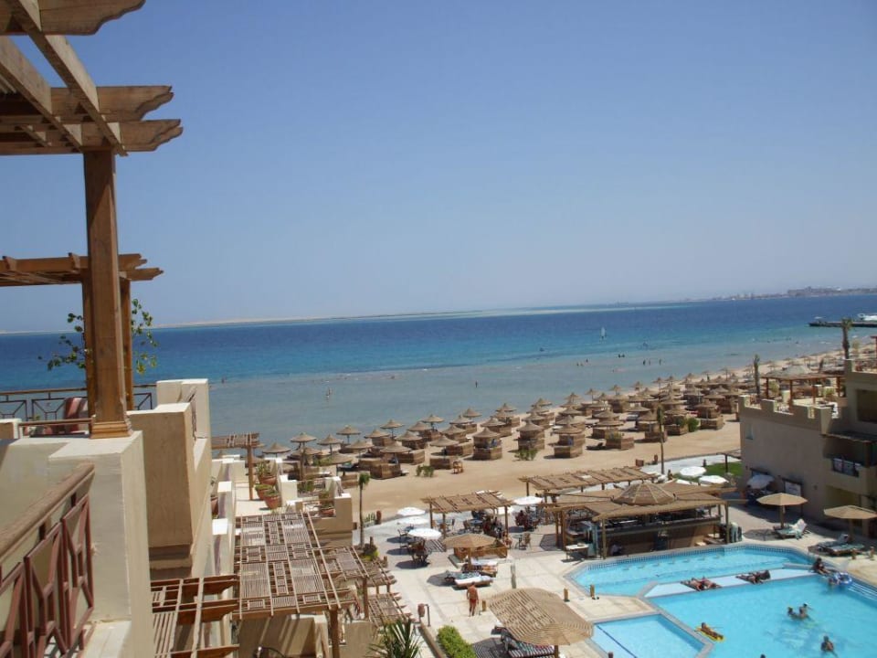 Blick von userem Balkon Imperial Shams Abu Soma